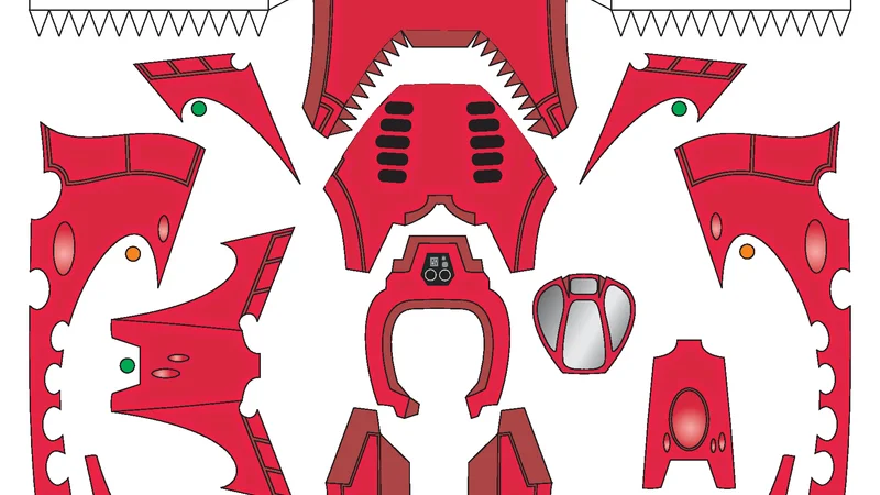 Aeldari Crimson Hunter / Hemlock Wraithfighter