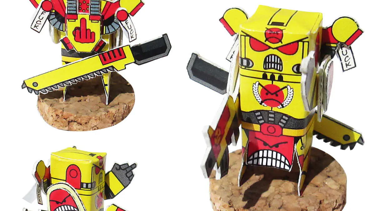 Angry Marine Assault Intercessor2 (Chibi)