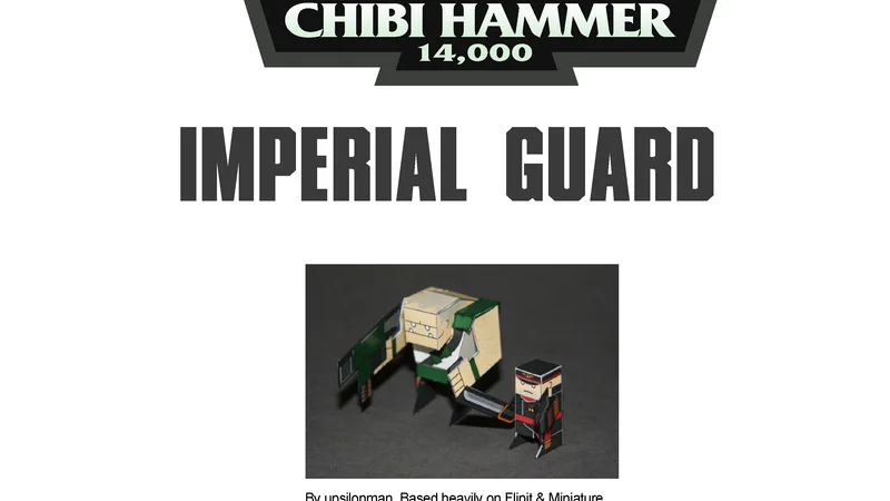 Cadian Guard Upsilonman (Chibi)