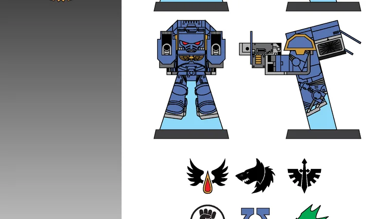 Jump Assault Intercessors (Chibi)