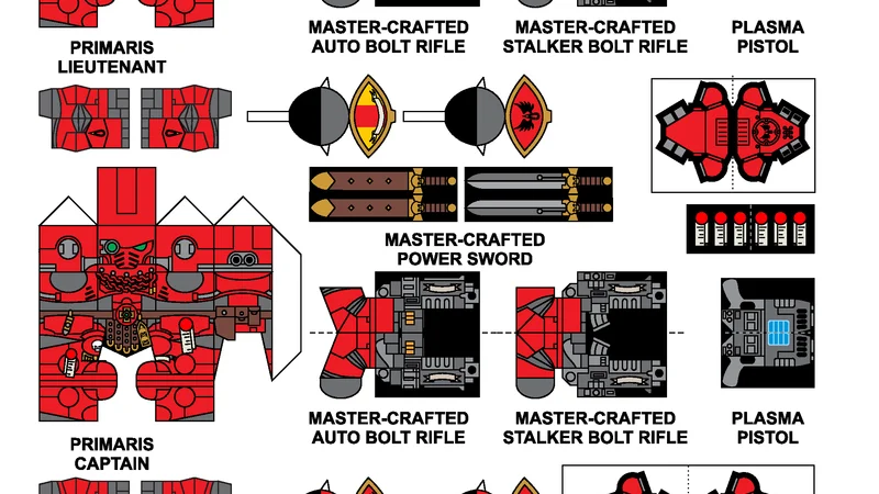 Primaris Captain and Lieutenant (Chibi)