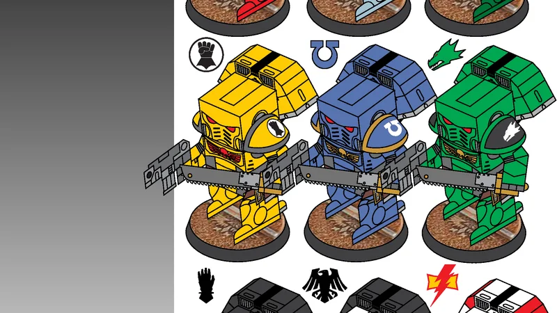 Primaris Space Marine Inceptors (Chibi)