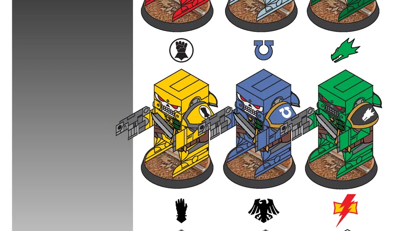 Primaris Reivers (Chibi)