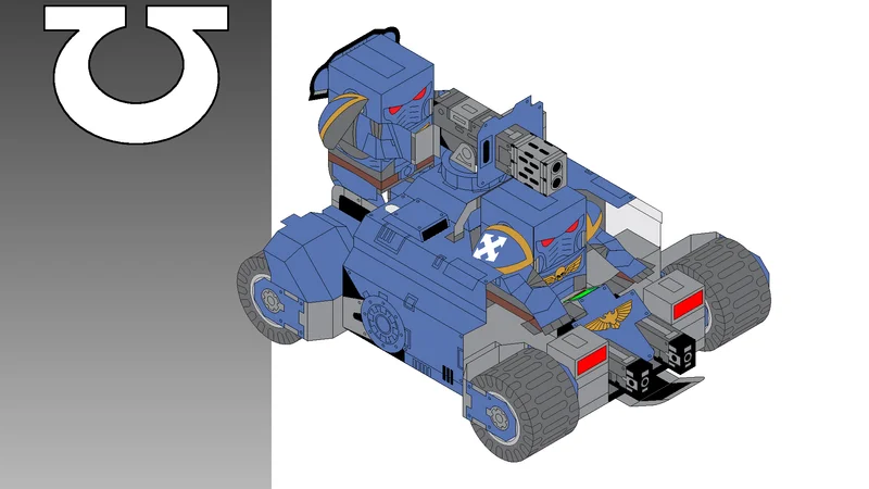 Ultramarine Invader ATV (Chibi)