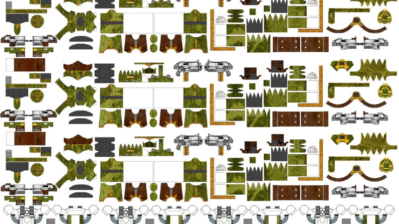 Death Guard Marines 3D