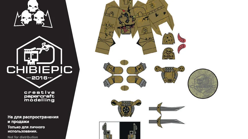 Death Guard Plague Marine4 (Chibi)