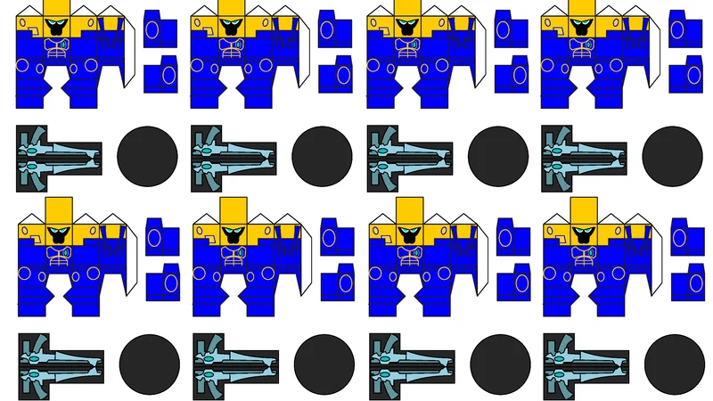 Eldar Guardian Defenders2 (Chibi)