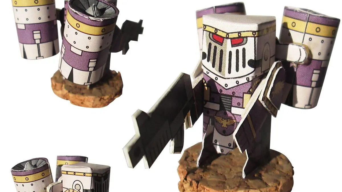 Emperor's Children Jump Pack Assault Intercessor 30K (Chibi)