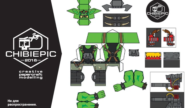 Ork Boyz Slugga and Choppa 1