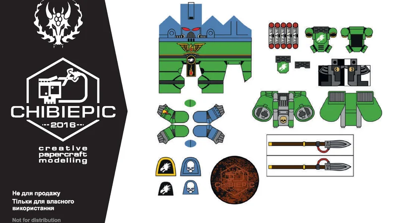 Salamanders Assault Intercessor With Jump Pack (Chibi)