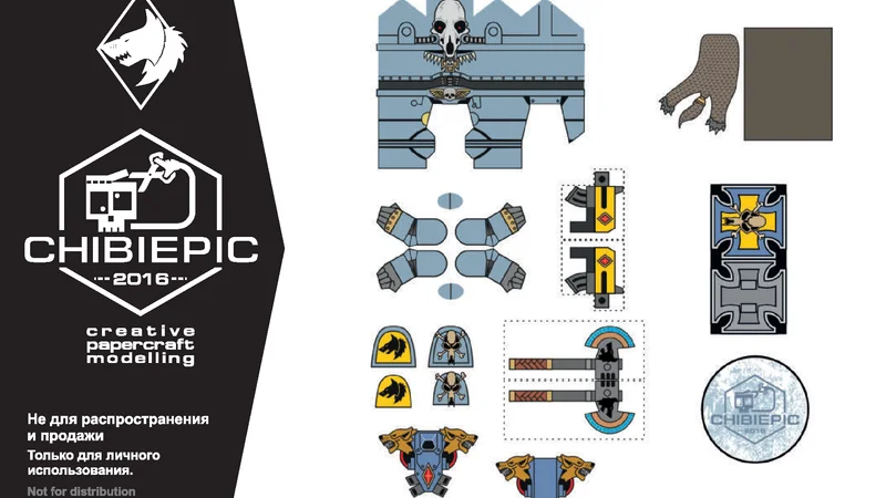 Space Wolves Veteran2 (Chibi)